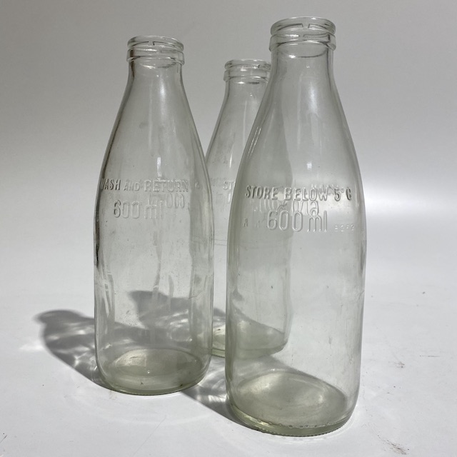 MILK BOTTLE, Glass 600mL